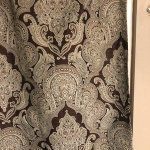 Paisley shower curtain